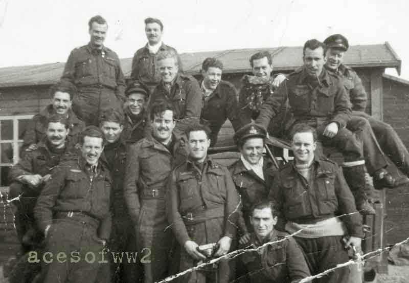 Don with squadron mates