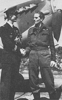 15 May 43, S/L Rene Mouchotte & S/L Jack Charles share Biggin Hill's 1000th kill