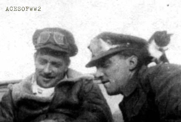 Bill Klersy and Gerry Bell gunning for "best cap"