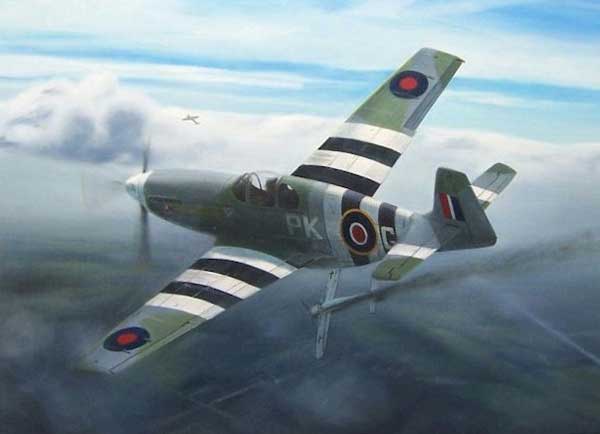 "Dzubiek's Last Fight" 18th August 1944&nbsp; by Vladimir Urbanek