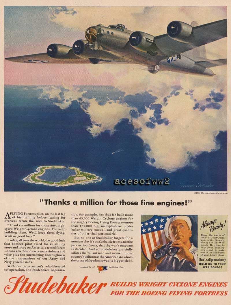 "Thanks a million for those fine engines"