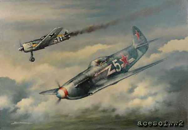 Yak-3 of Normandei-Niemen by Marii Chernev