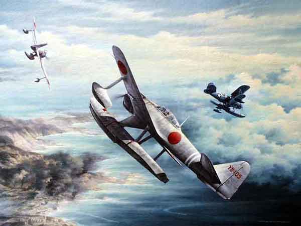 Action Over Kiska by Marii Chernev