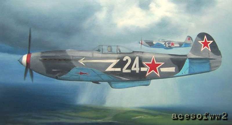 Yak 3 of Normadie-Niemen by Vladimir Urbanek