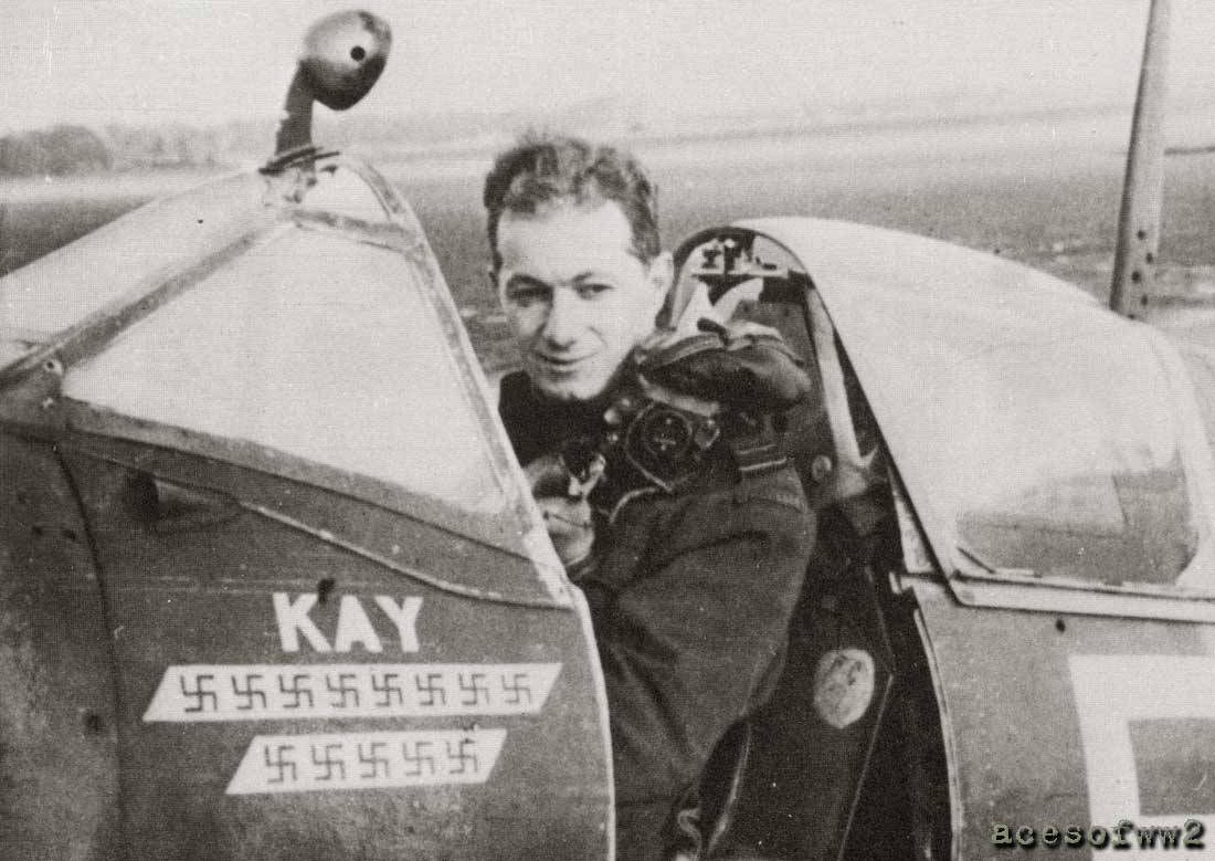 Johnny Plagis in Spitfire "Kay"
