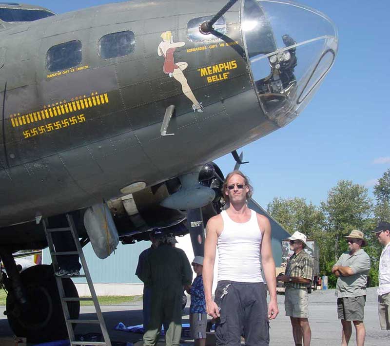 joe fukuto - Me & Memphis at the 2005 Ottawa Air Show